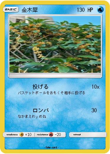 Pokemon 金木犀