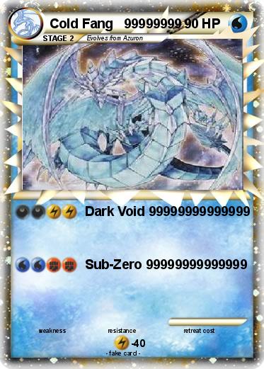 Pokemon Cold Fang   99999999