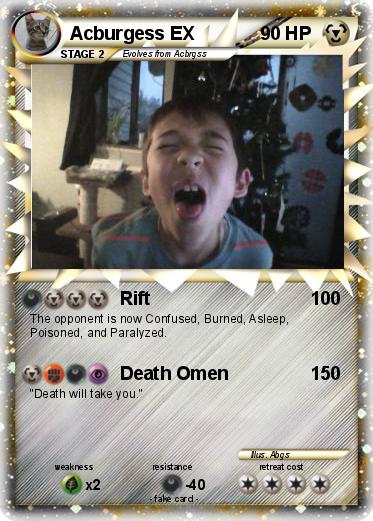 Pokemon Acburgess EX