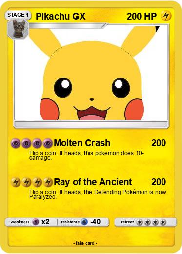Pokemon Pikachu GX