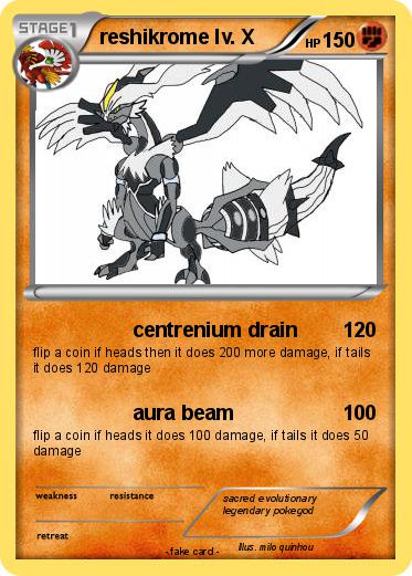Pokemon reshikrome lv. X