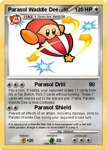 Pokemon Parasol Waddle Dee