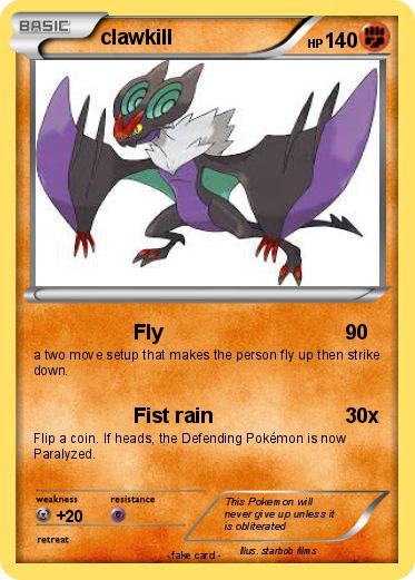 Pokemon clawkill