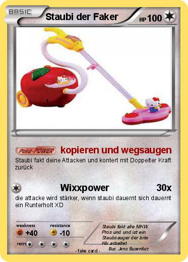 Pokemon Staubi der Faker