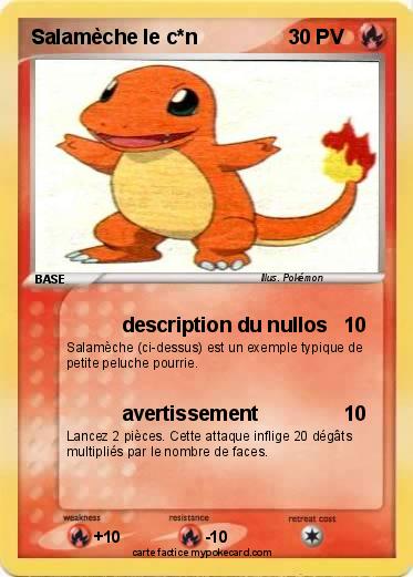Pokemon Salamèche le c*n