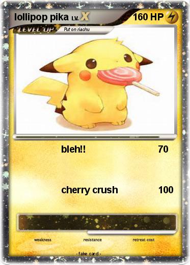 Pokemon lollipop pika