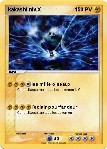 Pokemon kakashi niv.X