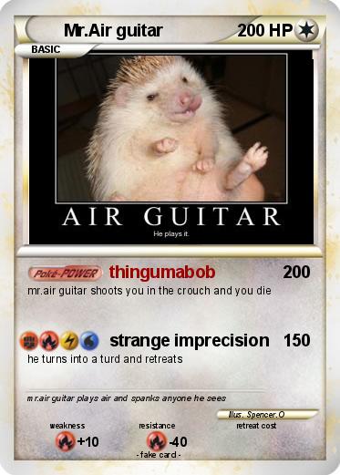 Pokemon Mr.Air guitar