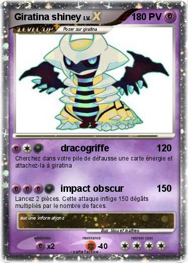 Pokemon Giratina shiney