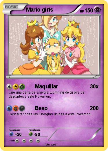 Pokemon Mario girls