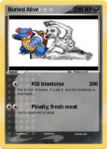 Pokemon Buried Alive