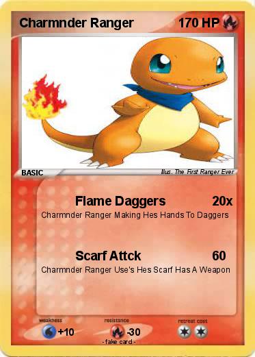 Pokemon Charmnder Ranger
