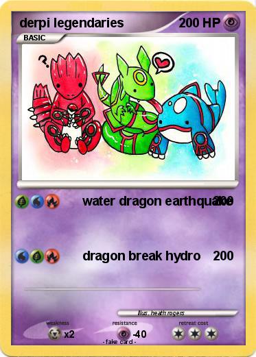 Pokemon derpi legendaries