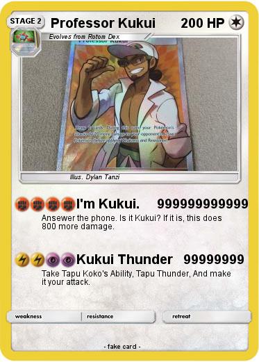 Pokemon Professor Kukui