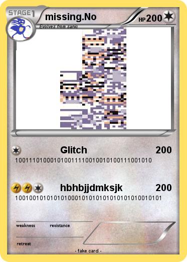 Pokemon missing.No