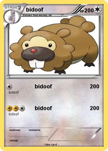 Pokemon bidoof