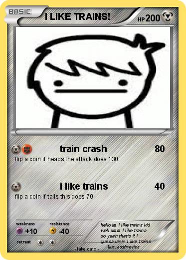 Pokemon I LIKE TRAINS!