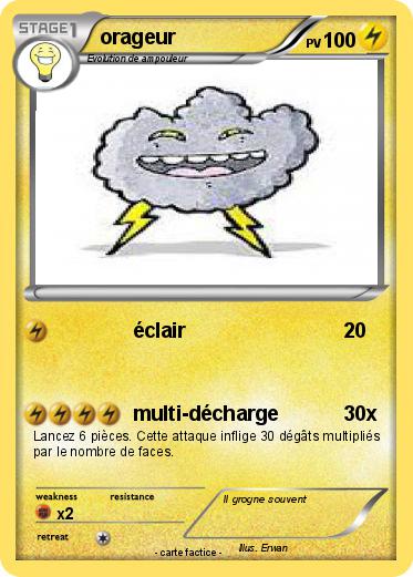 Pokemon orageur