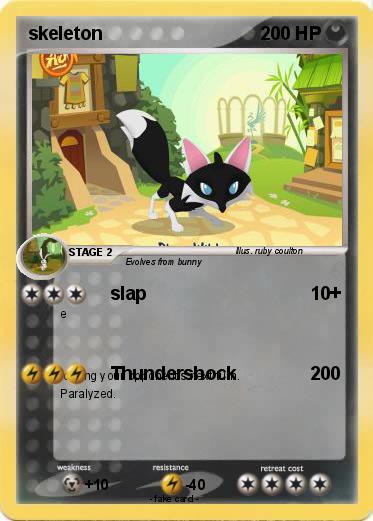 Pokemon skeleton