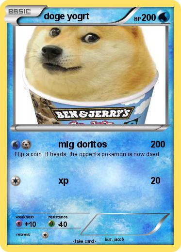 Pokemon doge yogrt