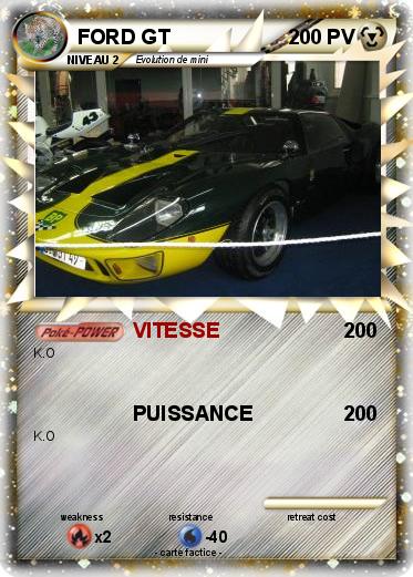Pokemon FORD GT