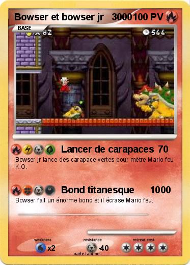 Pokemon Bowser et bowser jr   3000