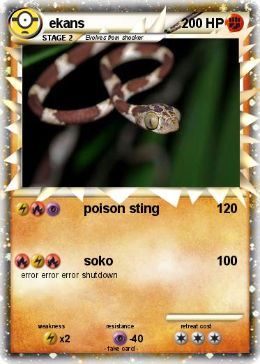 Pokemon ekans