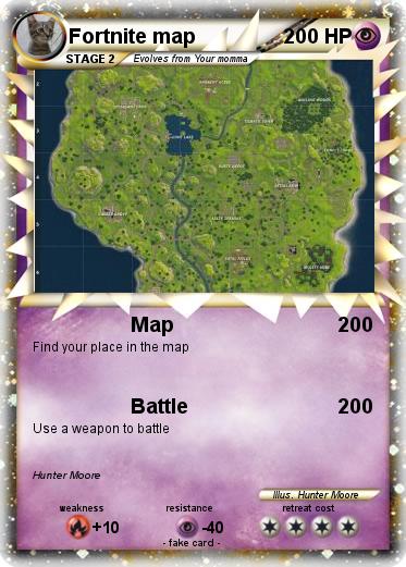 Pokemon Fortnite map