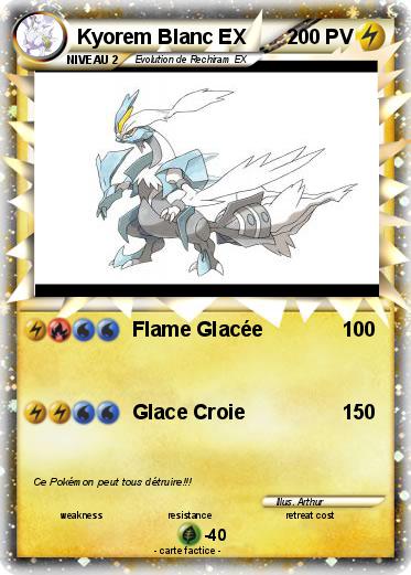 Pokemon Kyorem Blanc EX