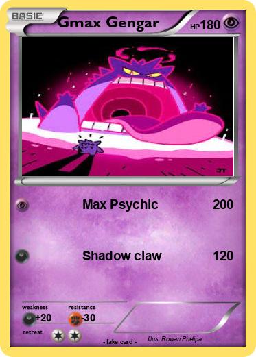 Pokemon Gmax Gengar