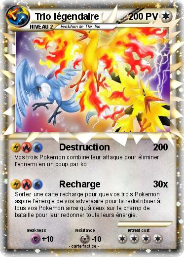 Pokemon Trio légendaire