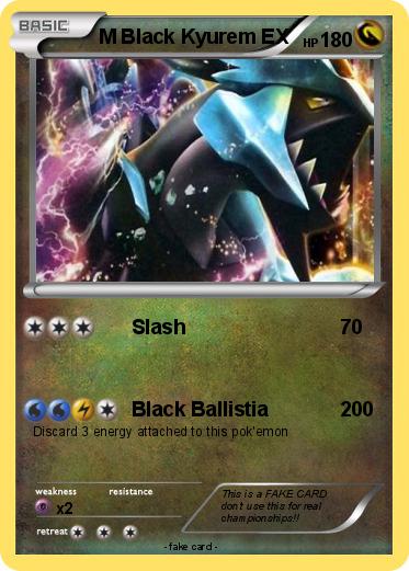 Pokemon M Black Kyurem EX