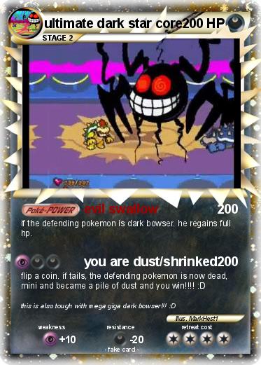 Pokemon ultimate dark star core
