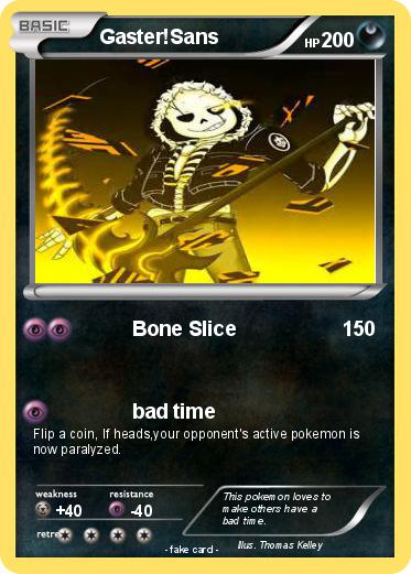 Pokemon Gaster!Sans
