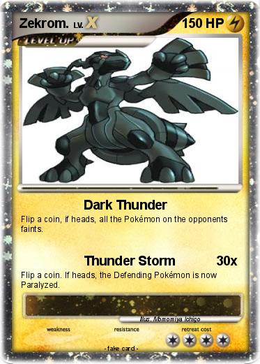 Pokemon Zekrom.