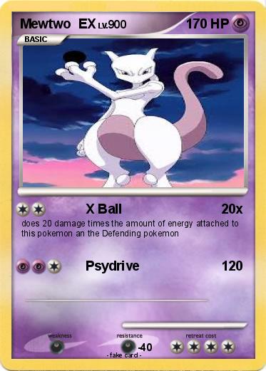 Pokemon Mewtwo  EX