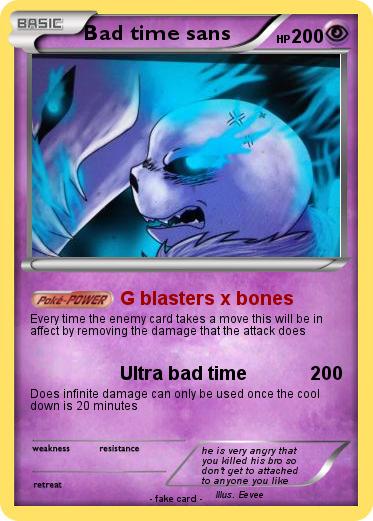 Pokemon Bad time sans