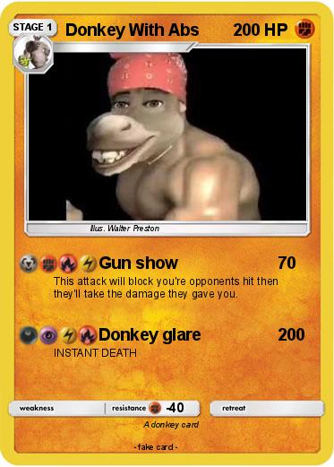 Pokemon Donkey With Abs