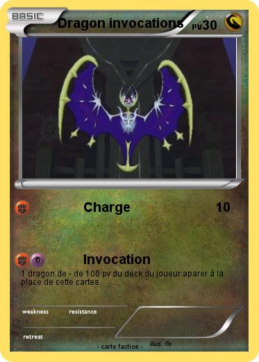 Pokémon Dragon invocations - Charge - Ma carte Pokémon