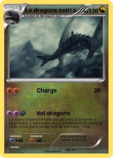 Pokemon Le dragons noiri x