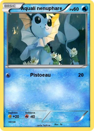 Pokemon Aquali nenuphare