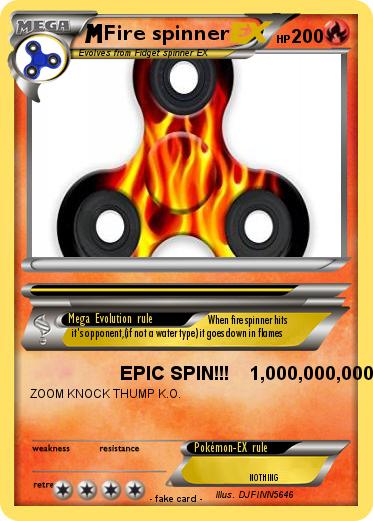 Pokemon Fire spinner