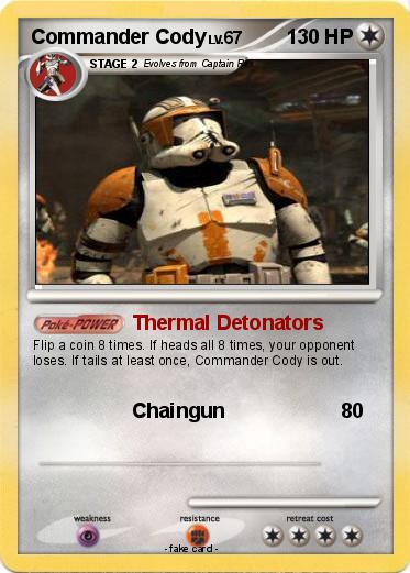 Pokemon Commander Cody