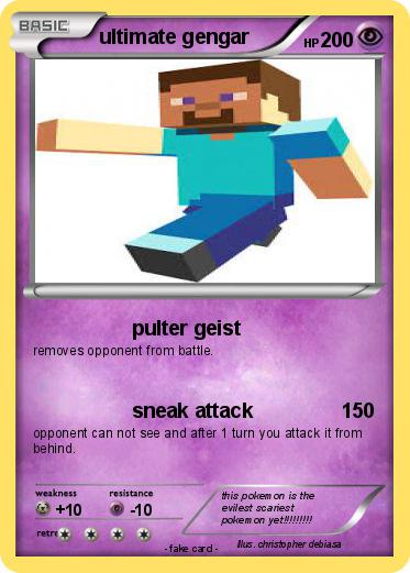Pokemon ultimate gengar