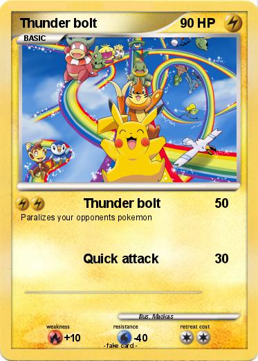 Pokemon Thunder bolt