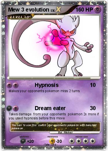 Pokemon Mew 3 evolution