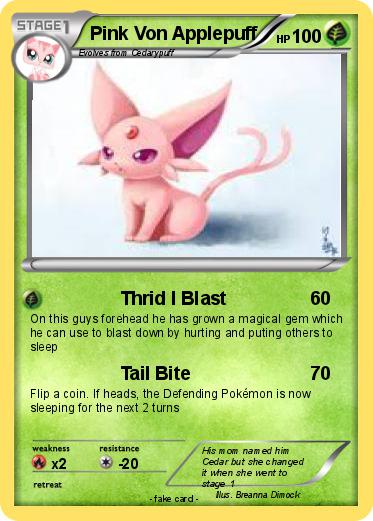 Pokemon Pink Von Applepuff