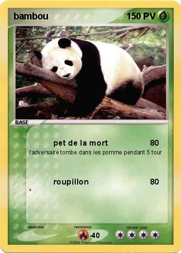 Pokemon bambou