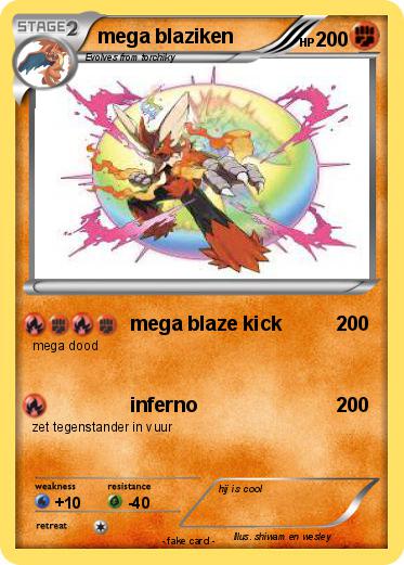 Pokemon mega blaziken