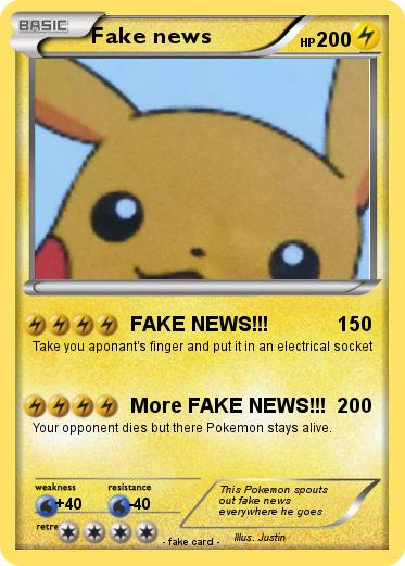 Pokemon Fake news